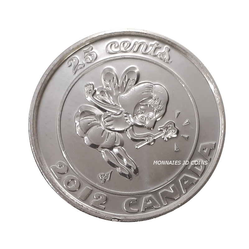 2012 Canada 25 Cent Tooth Fairy Proof Like Coin