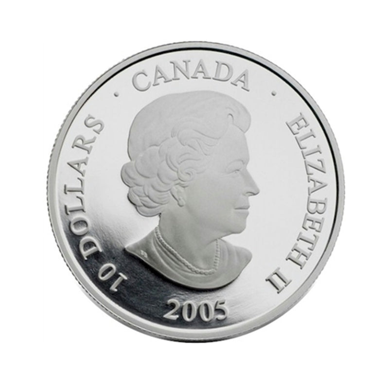 2005 Canada $10 Pope John Paul II Commemorative Fine Silver Coin  (No Tax)