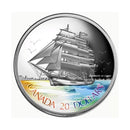 2005 Canada $20 Tall Ships 3 Masted Ship Fine Silver Coin