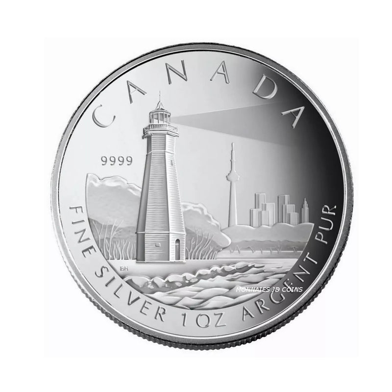 2005 Canada $20 Toronto Island  Lighthouse Collection 1oz Fine Silver