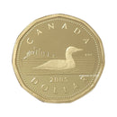 2005 Canada $1 Loon Proof