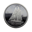 2005 Canada 10 Cents Silver Proof