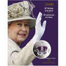 2006 Canada Coloured 25 Cents 80th Birthday of Queen Elizabeth II