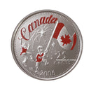 2006P Canada 25 Cents Canada Day Coloured Proof Like
