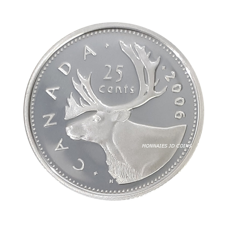 2006 Canada 25 Cents Sterling Silver Proof Coin