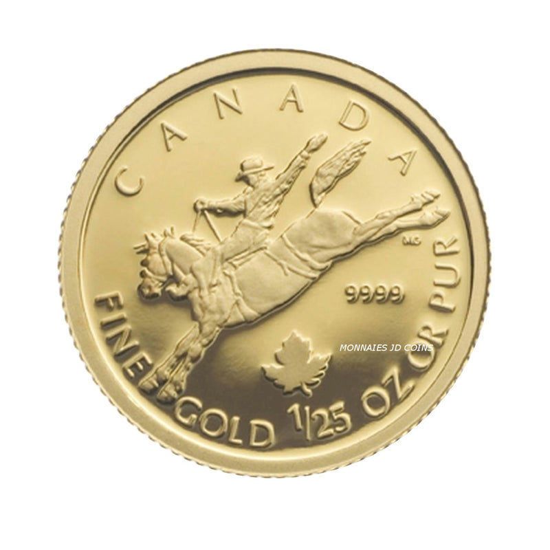 2006 Canada 50 Cent Cowboy 1/25oz. 9999 Pure Gold (No Tax)