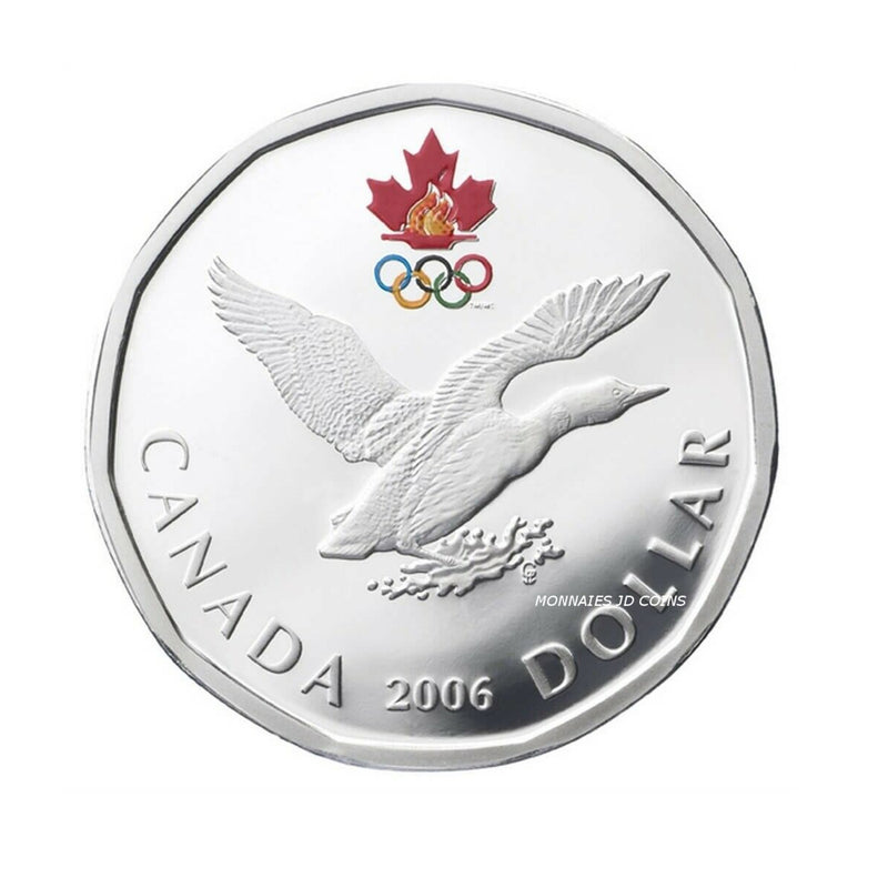 2006 Canada Sterling Silver Lucky Loonie Proof Coin