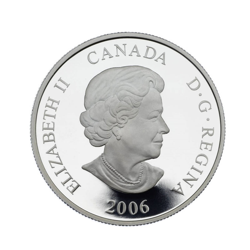 2006 Canada $10 National Historic Site Fortress Of Lousbourg Fine Silver Coin  (No Tax)