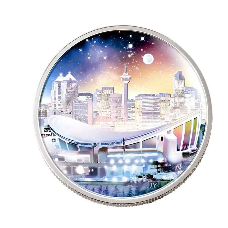 2006 Canada $20 Architectural Treasures Pengrowth Saddledome Fine Silver Coin (No Tax)