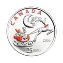 2006 Oh Canada Gift Set with Coloured 25 Cent