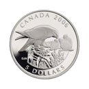 2006 Canada $5 Canadian Wildlife Series Peregrine Falcon And Nestlings Fine Silver Coin & Stamps