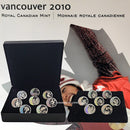 2010 Canada $25 Vancouver Olympic Winter Games 15 Sterling Silver Coins Set