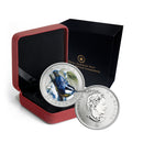 2007 Canada 25 Cents Coloured Coin Birds Of Canada Red-Breasted Nuthatch