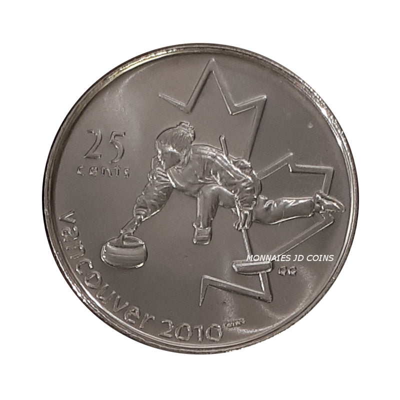 2007 Canada Curling 25 Cent BU (MS-63)