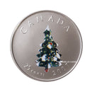 2007 Canada 25 Cents Christmas Tree Coloured Proof Like