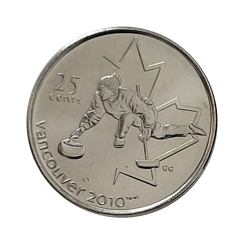 2007 Canada Curling 25 Cent Choise BU (MS-65)