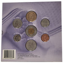 2007 Baby Gift Set Coloured Baby Rattle 25 Cent 7 Coin Set