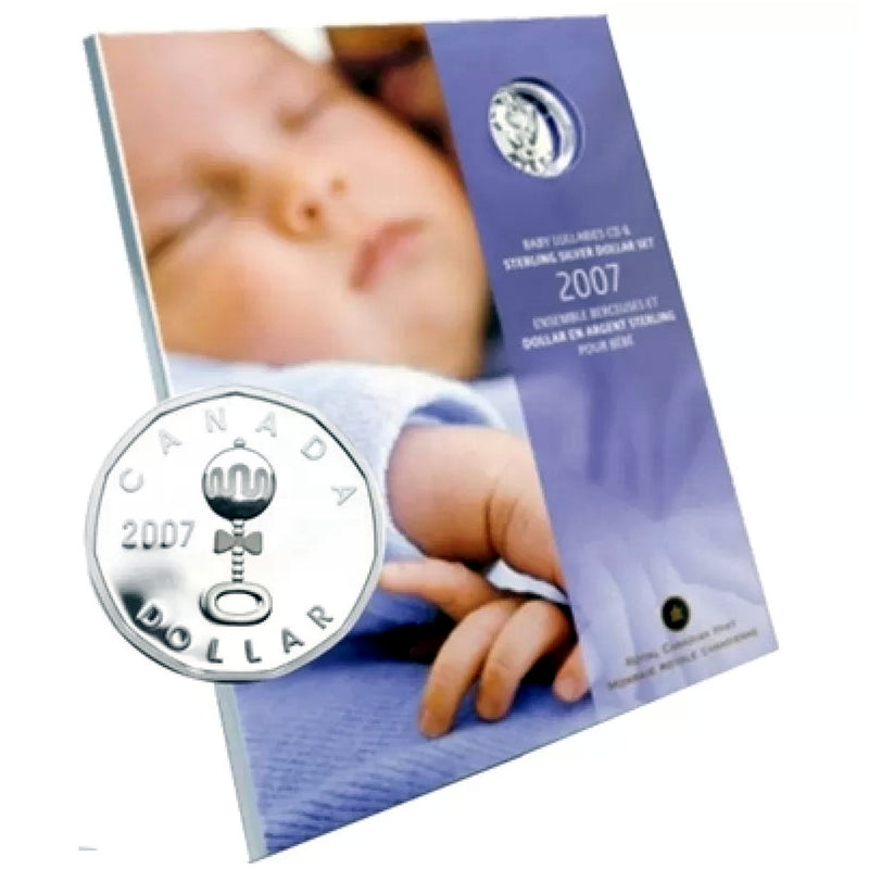 2007 Baby Lullabies CD & Sterling Silver Dollar Set