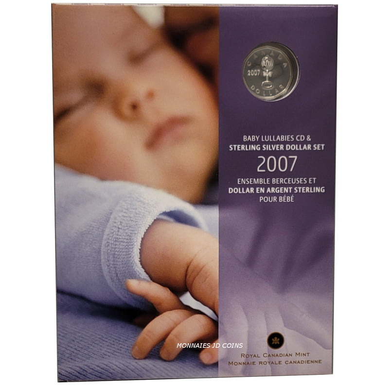 2007 Baby Lullabies CD & Sterling Silver Dollar Set