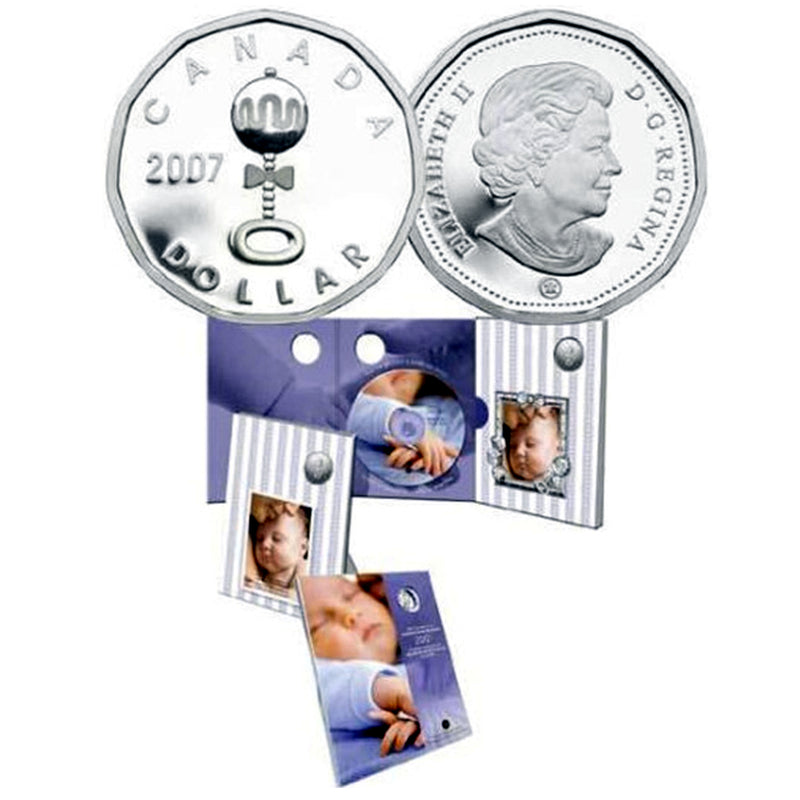 2007 Baby Lullabies CD & Sterling Silver Dollar Set