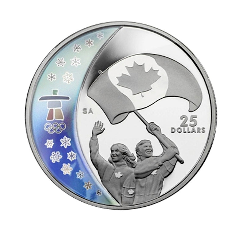 2007 $25 Athletes Pride Sterling Silver Hologram Coin