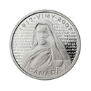 2007 Canada Vimy Memorial Sterling Silver 30 Dollars Coin