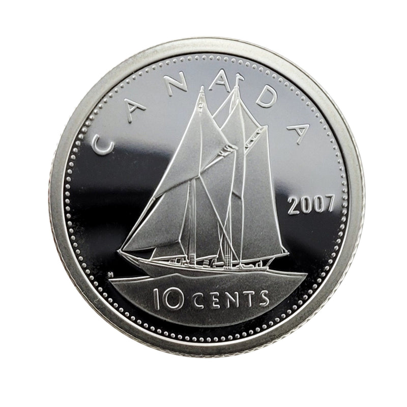 2007 Canada 10 Cents Silver Proof