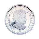 2007 Baby Silver Gold Plated Rattle Loon Dollar