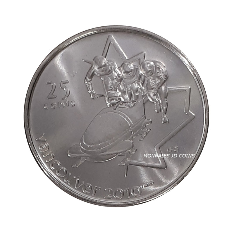 2008 Canada Bobsleigh 25 Cent Choise BU (MS-64)