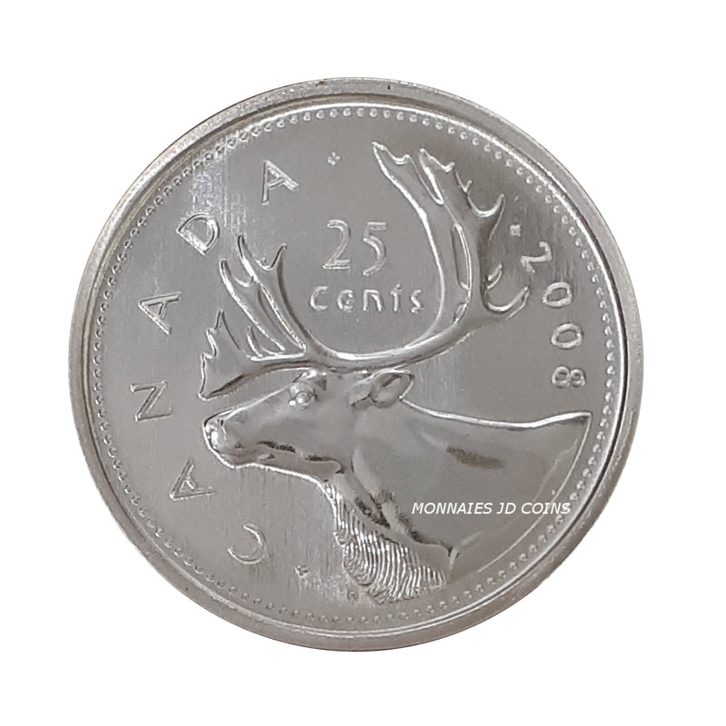 2008 Canada 25 Cents Specimen Coin