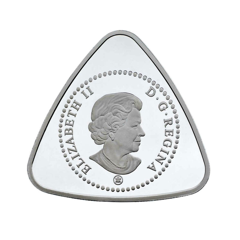 2008 Canada 50 Cent Triangular Milk Delivery Sterling Silver