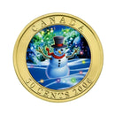 2008 Canada 50 Cent Holiday Snowman Lenticular Coin