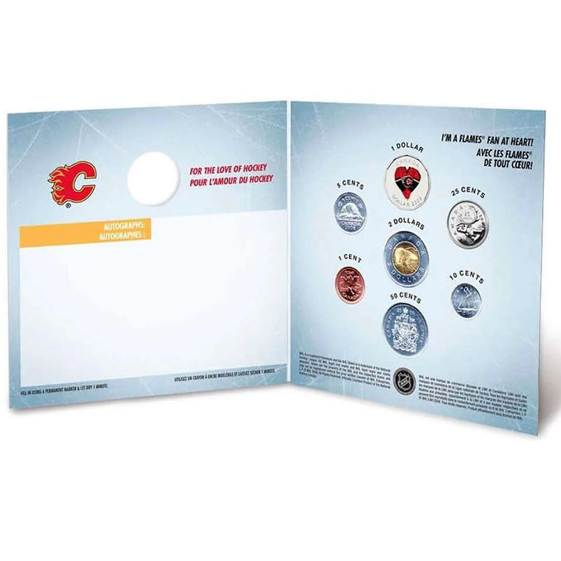 2009 NHL Calgary Flames Coin Set With Commemorative Coloured Loonie Jersey (Copy) (Copy)