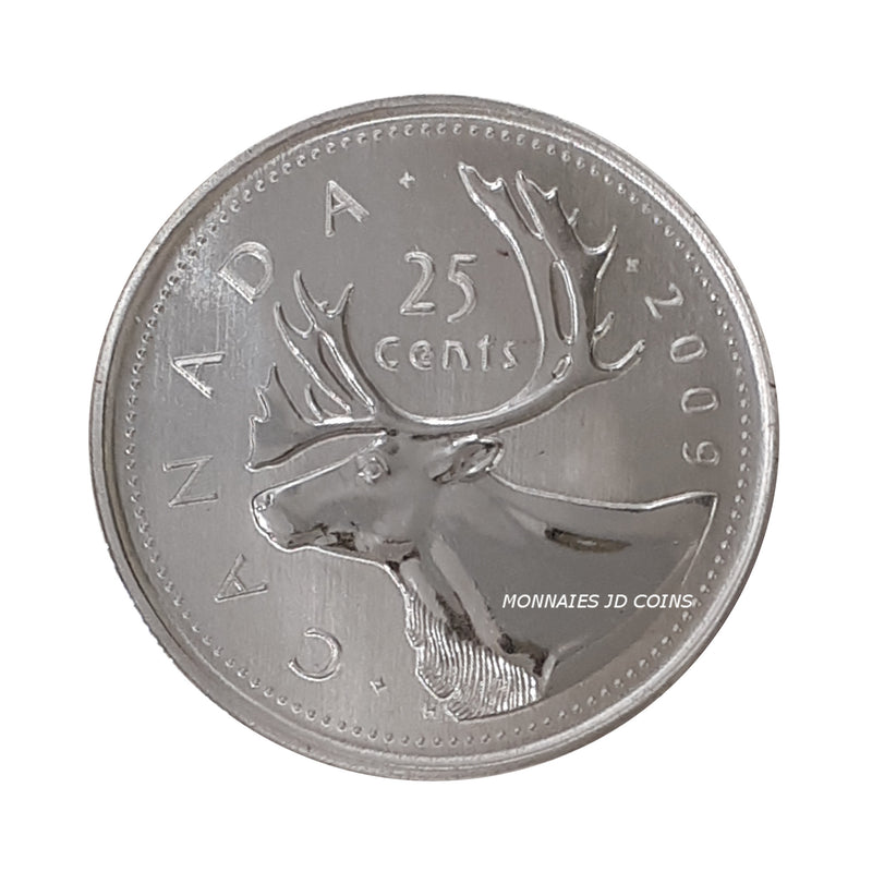 2009 Canada 25 Cents Specimen Coin