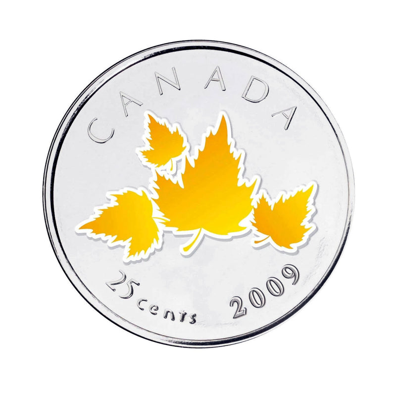 2009 Oh Canada Gift Set With Special Edition Colored Quarter