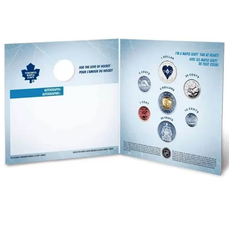 2009 NHL Toronto Maple Leafs Coin Set With Commemorative Coloured Loonie Jersey (Copy)