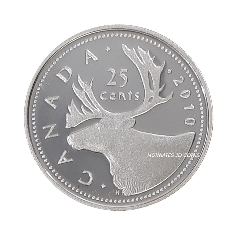 2010 Canada 25 Cents Sterling Silver Proof Coin