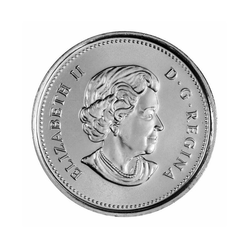 2010 Canada Poppy Remembrance Day 25 Cents  (MS-65)