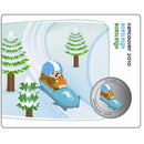 2010 Canada 50 Cent Vancouver Quatchi And Miga Bobsleigh Coin