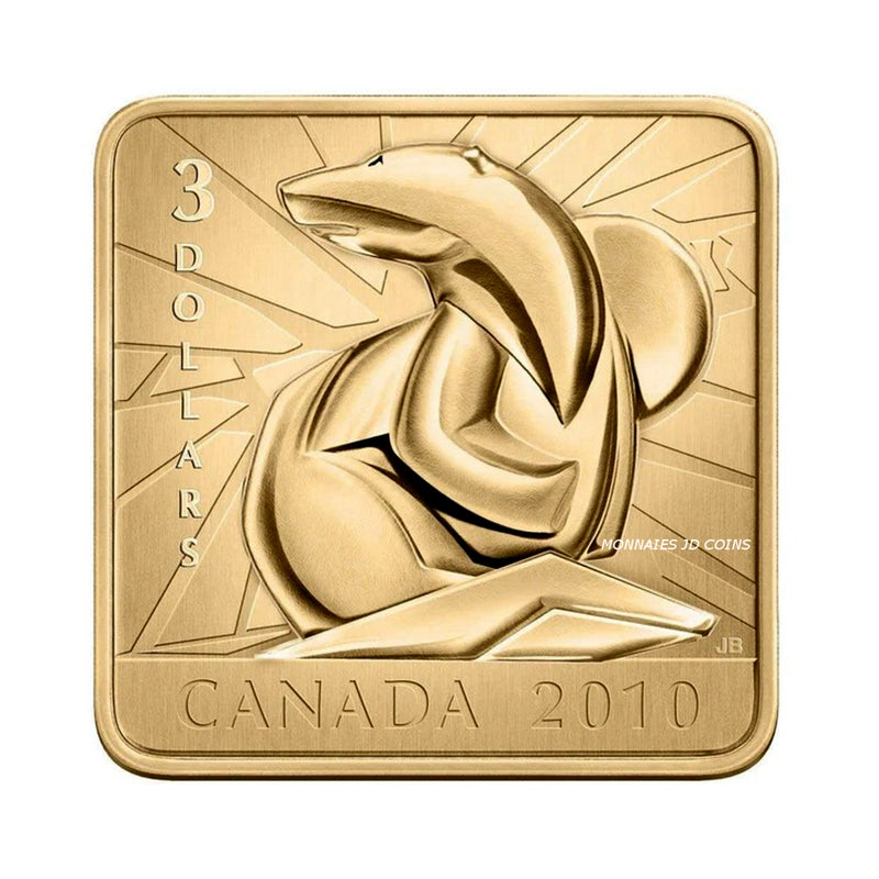 2010 Canada $3 Canada's Wildlike Conservation Series Polar Bear Sterling Silver