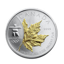 2010 Canada $5 Vancouver Olympic Silver 3 Coin Gold Plated Silver Set
