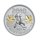 2010 Canada $5 Vancouver Olympic Silver 3 Coin Gold Plated Silver Set