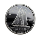 2010 Canada 10 Cents Silver Proof