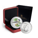 2011 Canada 25 Cents Coloured Coin Birds Of Canada Black-Capped Chickadee