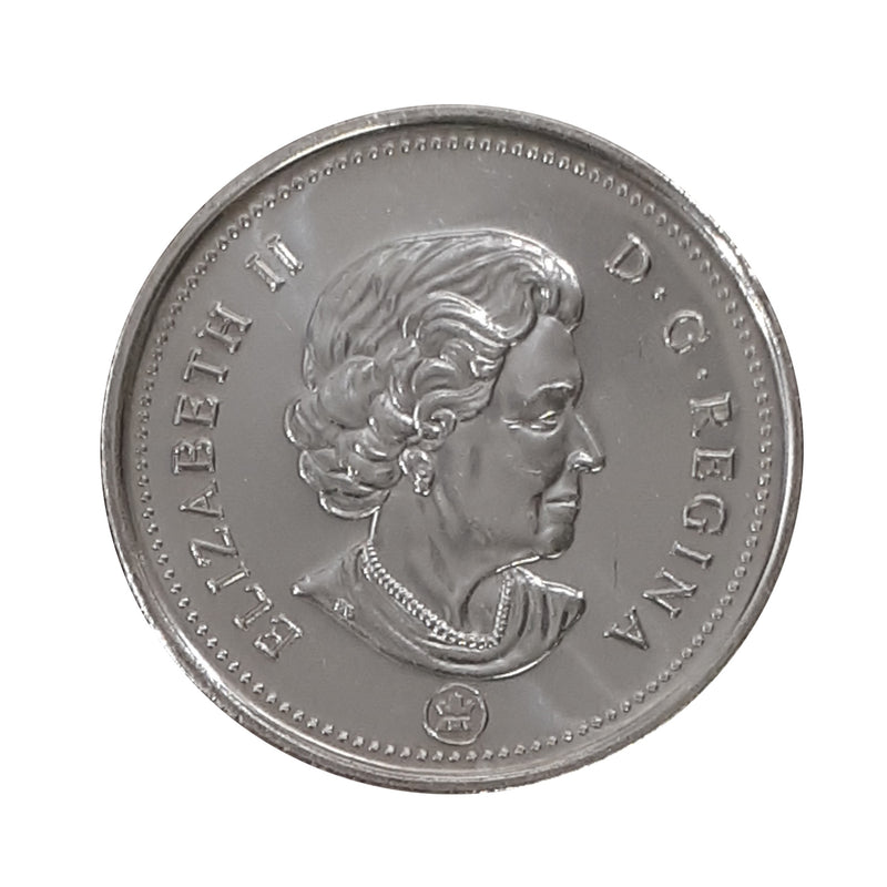 2011 Canada Caribou 25 Cents BU (MS-63)