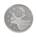 2011 Canada 25 Cents Sterling Silver Proof Coin