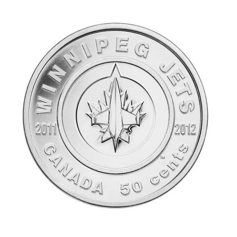 2011 Canada 50 Cent Winnipeg Jets Coin