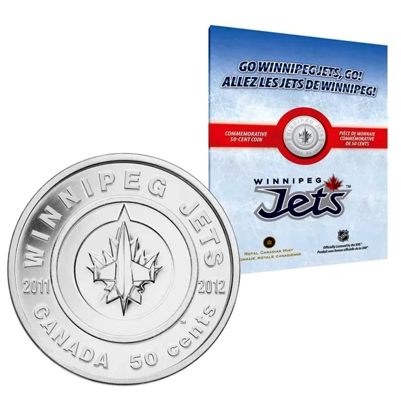 2011 Canada 50 Cent Winnipeg Jets Coin