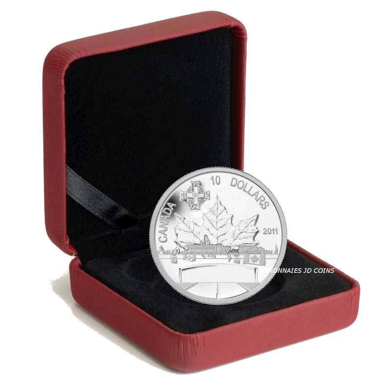 2011 Canada $10 Highway Of Heros Fine Silver (No Tax)