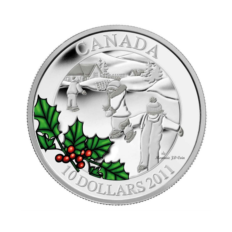 2011 Canada $10 Little Skaters Fine Silver (No Tax)